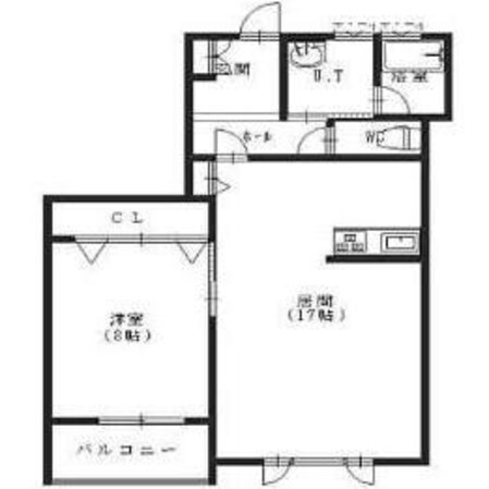 カーサクレストの物件間取画像